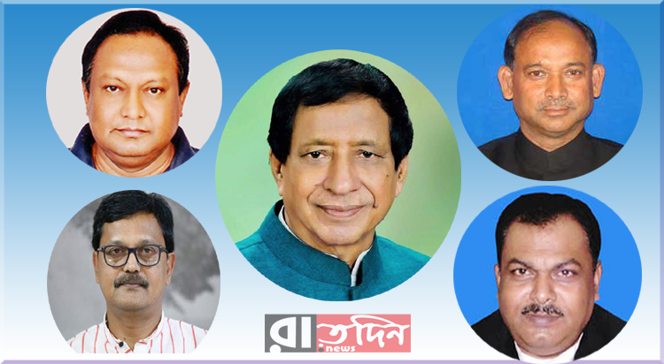রংপুর বিভাগে পাঁচ মন্ত্রীর রাজনৈতিক জীবণ। নুরুজ্জামান, ‍টিপু মুনশি, খালিদ মাহমুদ, সুজন, জাকির