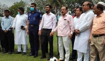 পার্বতীপুরে বঙ্গবন্ধু শেখ মুজিবুর রহমান জাতীয় গোল্ডকাপ ফুটবল টুর্নামেন্টের উদ্বোধন